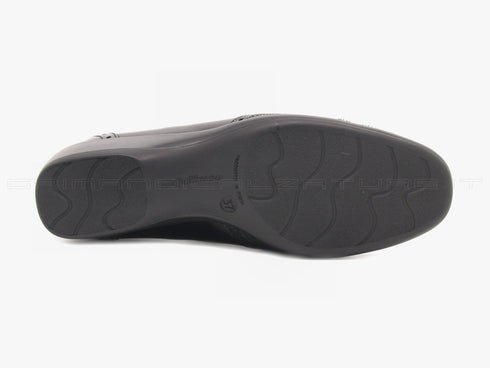 Melluso lady decoltè con zeppa donna nero